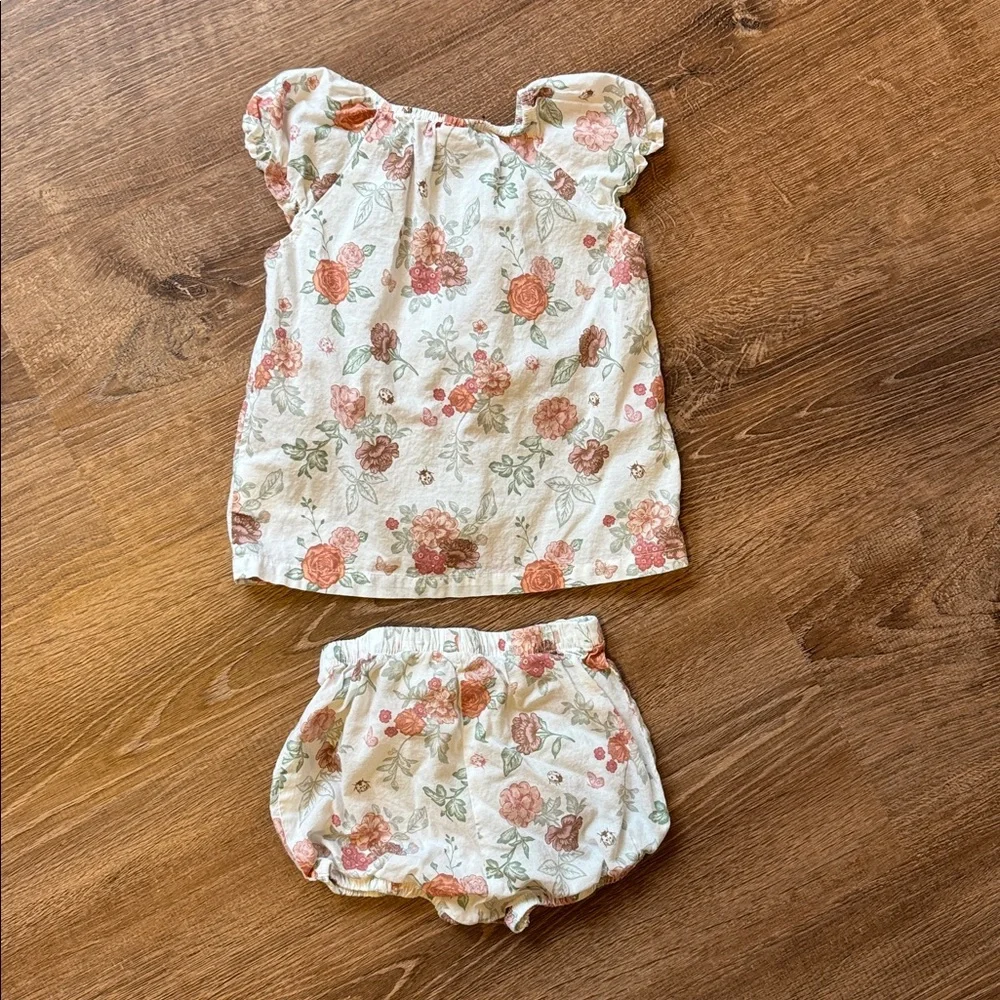 Floral Top and Shorts